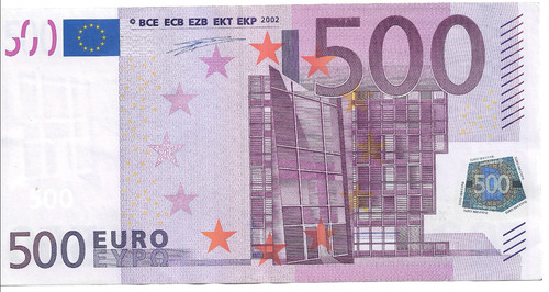 Super rare 500 euro first - 500,