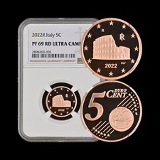 ITALIA. 2022, 5 centesimi di