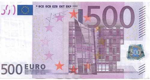 Rare 500 euro banknote 2002 - euro,
